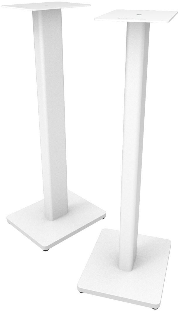Kanto ST Series 28" White Bookshelf Speaker Floor Stand Set-2