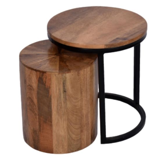 Jaipur Furniture Karis Brown Nesting Table-0