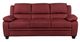 Mazin Furniture Darien Red Sofa-1