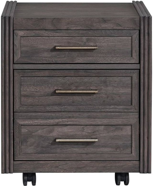 Liberty Furniture Modern Edge Caffe Castered Filing Cabinet-2