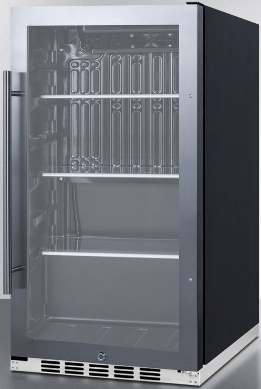 Summit® Commercial 19" 3.1 Cu. Ft. Stainless Steel Beverage Center-2