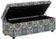 Dynasty Furniture  Beige/Blue/Green Ottoman-1