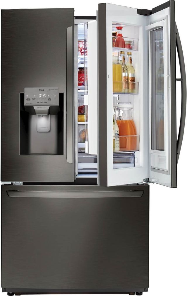 LG 26.0 Cu. Ft. Black Stainless Steel French Door Refrigerator-3