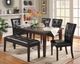 Homelegance® Decatur Dark Cherry Dining Table with Marble Top-1