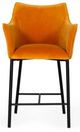 VIG Furniture Modrest Exodus Black/Orange Counter Stool-1