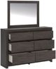 Signature Design by Ashley® Fraluna Charcoal Dresser and Mirror-4