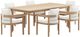 New Classic® Home Furnishings Wesley 7-Piece White Acacia/Sundura Outdoor Patio Dining Set-0