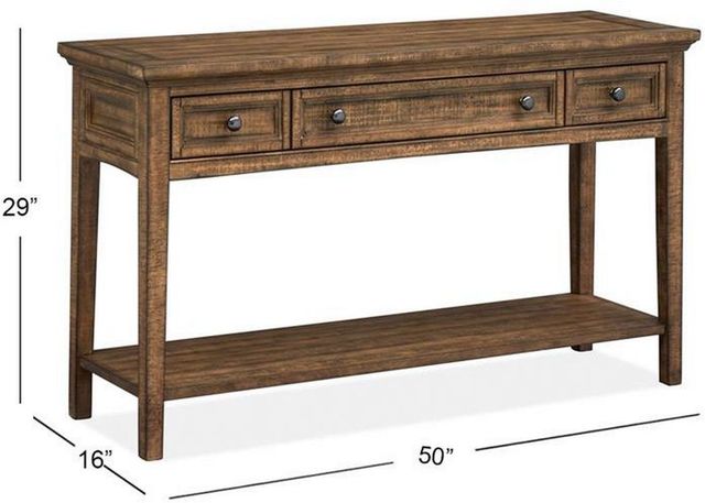 Magnussen Home® Bay Creek Toasted Nutmeg Rectangular Sofa Table-1