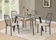 Nationwide Furniture Distributors Faux Black/Gray 5-Piece Dining Room Set-0
