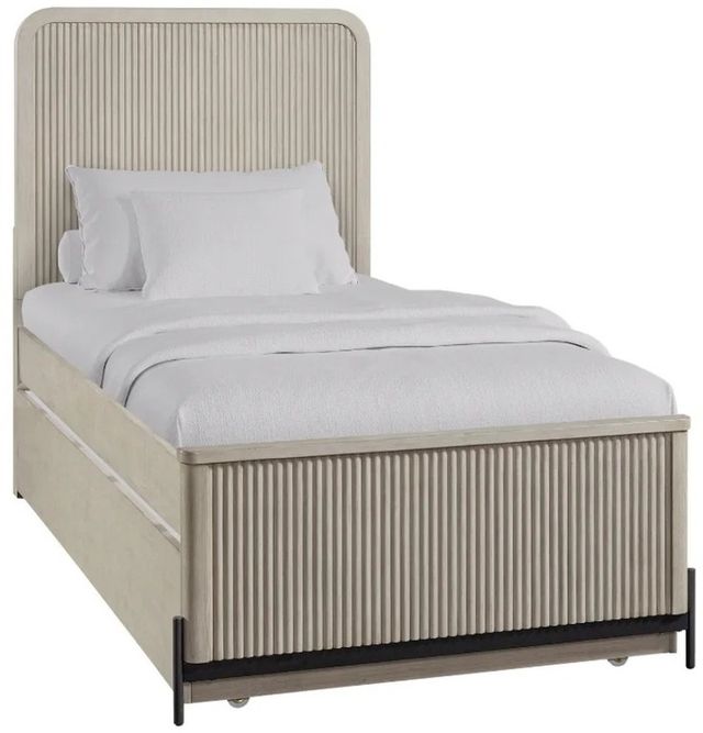 Bernards Stiltz Taupe Youth Twin Panel Trundle Bed-0