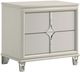 Coaster® Olivia Pearl White Bedside Table Nightstand -0
