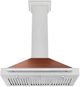 ZLINE 36" Fingerprint Resistant Satin Stainless Steel Wall Mounted Range Hood with Copper Shell-1