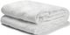 Hush Classic White Twin 15-Pound Weighted Blanket with Duvet Cover-0