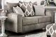 Furniture of America® Basie Gray Loveseat-0