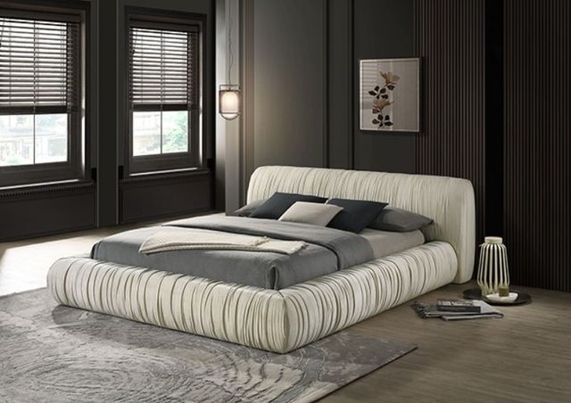 Furniture of America® Palmdale Ivory King Panel Bed-2
