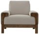 International Furniture Direct Sedona Beige Arm Chair-2