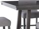 Powell® Senera 5-Piece Gray Counter Height Dining Set-3