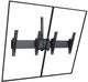 Chief® Fusion™ Black Large Ceiling Mounted 2x1 Portrait Menu Board-1