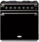 AGA™ Elise 36" Matte Black Pro Style Dual Fuel Range-0