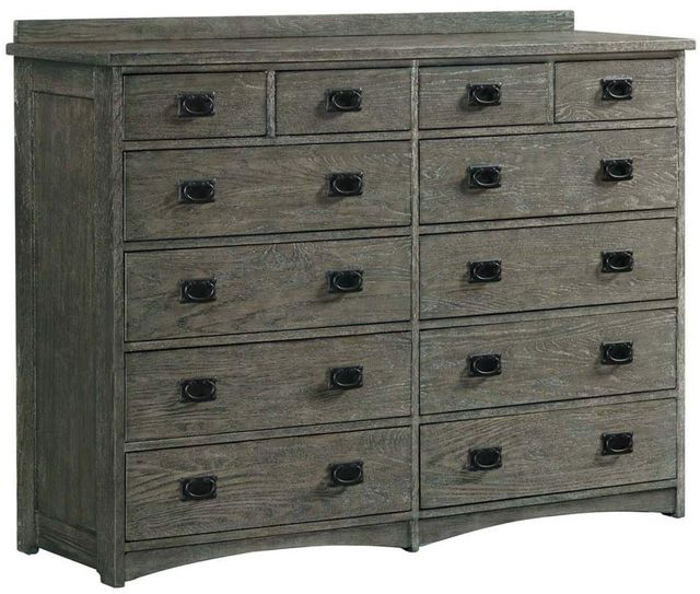 Intercon Oak Park Pewter Dresser-0