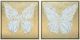Crestview Collection Butterfly Fly Away 2-Piece Wall Art Set-0