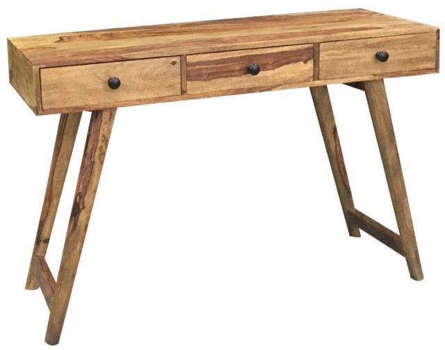 Jaipur Furniture Oker Brown 3-Drawer Console Table-0