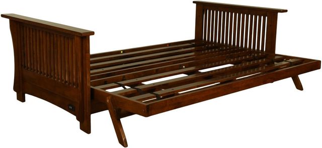 Kodiak Furniture Alexa Black Walnut Full Futon Frame-1