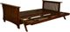 Kodiak Furniture Alexa Black Walnut Full Futon Frame-1