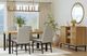 Intercon Newport Natural Oak Dining Table with Black Base-5