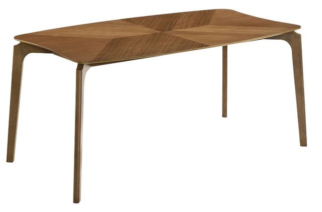 Armen Living Kalia Walnut Dining Table-0