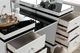 Furniture of America® Madonna 3-Piece Black/White Vanity Set-2