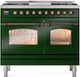 Ilve® Nostalgie II Series 40" Emerald Green Pro Style Dual Fuel Range-0