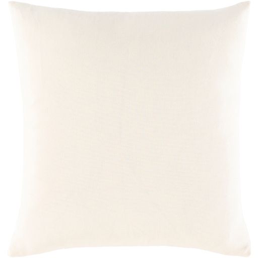 Surya La Guirlande Cream 18"x18" Toss Pillow with Down Insert-1