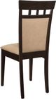 Coaster® Gabriel 2-Piece Cappuccino/Tan Upholstered Side Chairs-2
