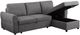 Coaster® Samantha 2-Piece Gray Right-Arm Facing Sleeper Sectional-1