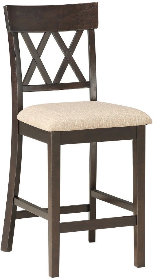 Mazin Furniture Balin Dark Brown Counter Chair-0