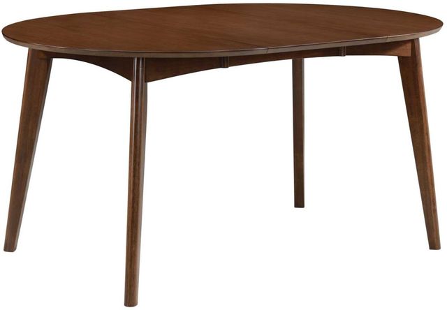Coaster® Jedda Dark Walnut Oval Dining Table-0