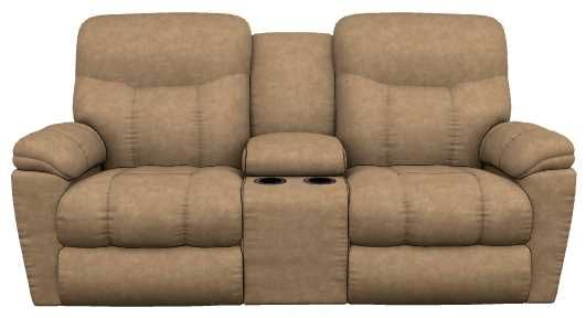 La-Z-Boy® Morrison Camel Manual Reclining Loveseat with Console-1