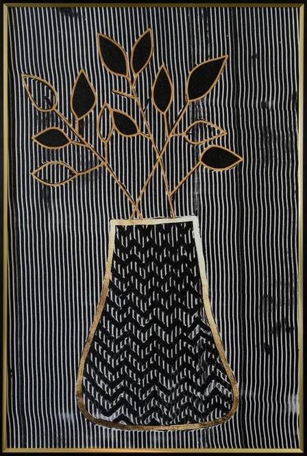 StyleCraft Oscillate Floral I Wall Art-1