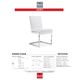 Korson Furniture Abby White Side Chair-1