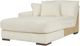 Signature Design by Ashley® Lindyn 2-Piece Ivory Small Spaced Sectional and Super Chaise-2