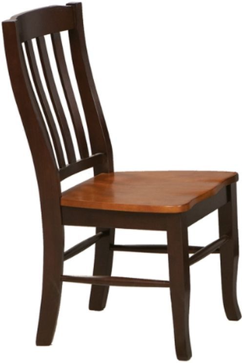 Winners Only® Santa Fe Chestnut/Espresso Rake Side Chair-0