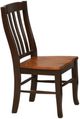 Winners Only® Santa Fe Chestnut/Espresso Rake Side Chair-0