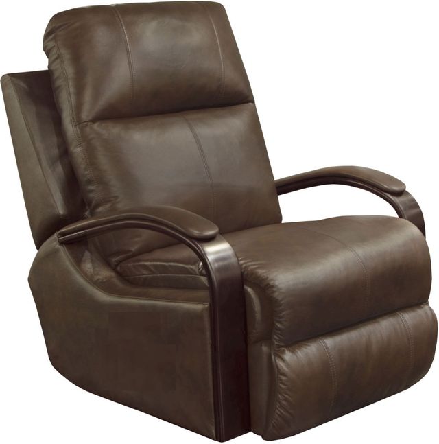 Catnapper® Gianni Cocoa Lay Flat Power Recliner with Heat and Massage-0