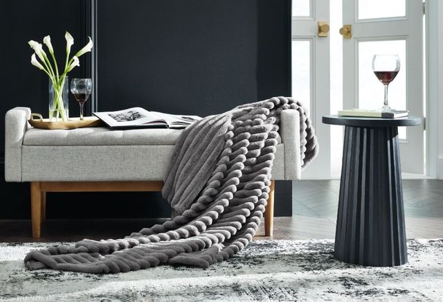 Signature Design by Ashley® Alsonwell 3-Piece Gray Throw Set-2