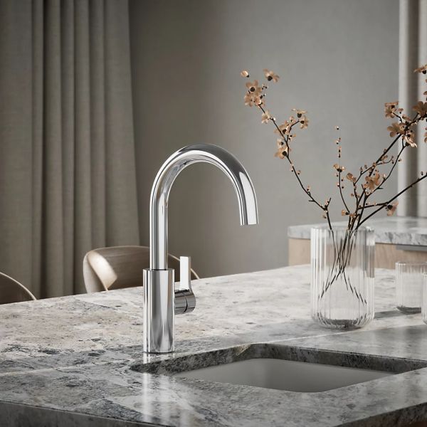KOHLER® Elate® Polished Chrome Single-Handle Bar Sink Faucet-1