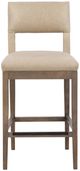 Fairfield® Customizable Pelle Provisions Arie Leather Bar Stool with Mica Legs-1