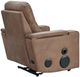Signature Design by Ashley® Flinlock Caramel Power Glider Recliner with Audio System-4