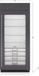Sub-Zero® Classic Series 22.9 Cu. Ft. Panel Ready Built In Column Refrigerator-1