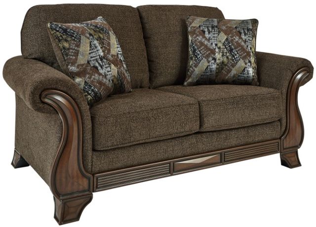Benchcraft® Miltonwood 4 Piece Teak Living Room Seating Set-2